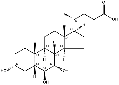 α-Muricholic acid  Structure